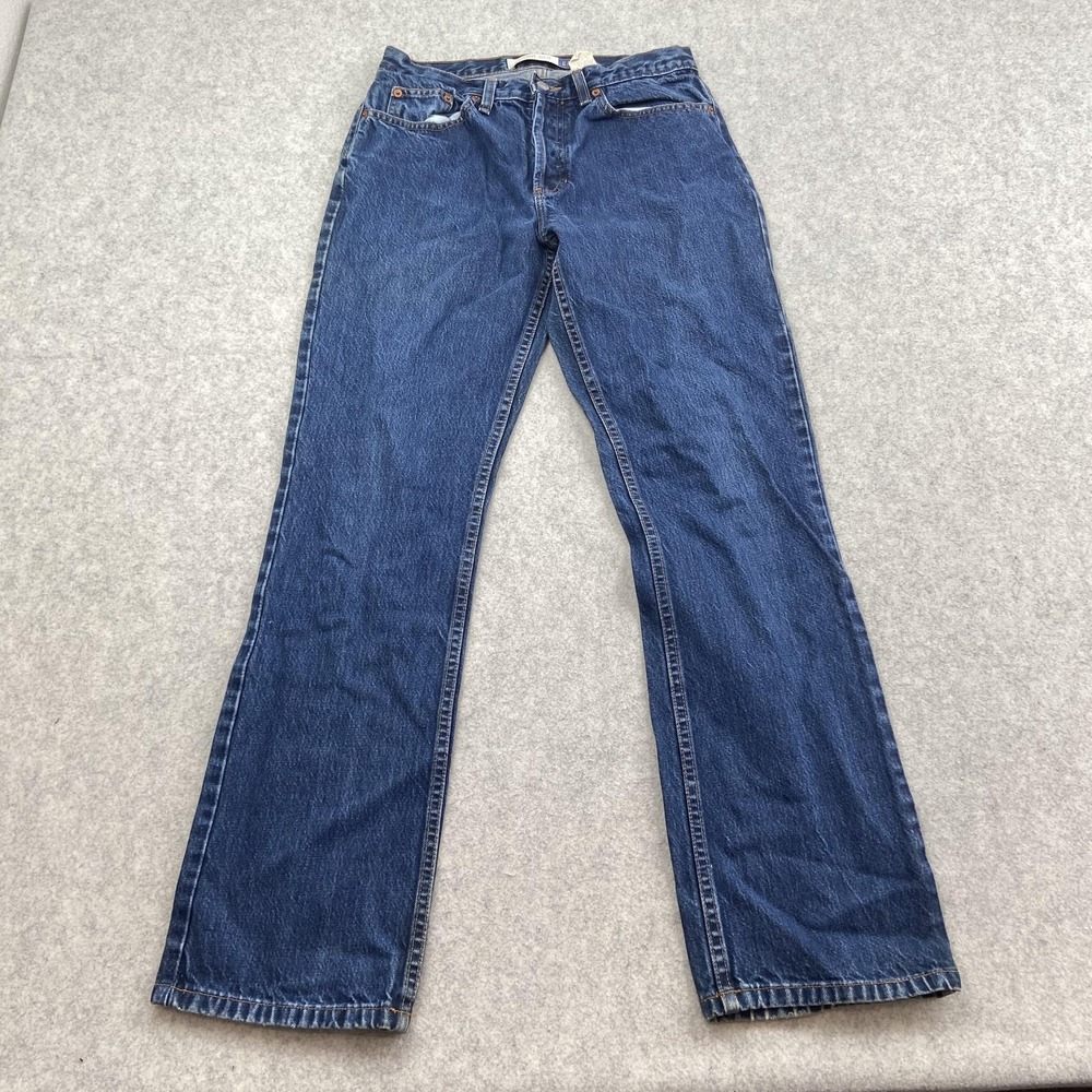 Gap Bootcut Jeans Womens 8 26x30 Regular Blue Medium Wash 100% Cotton USA *STAIN